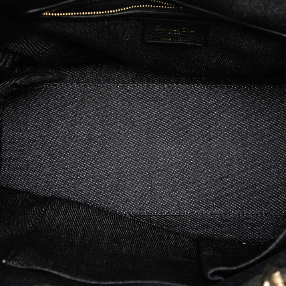 Pre-Loved Dior Denim Patch D Light Satchel - Picture 4 of 7